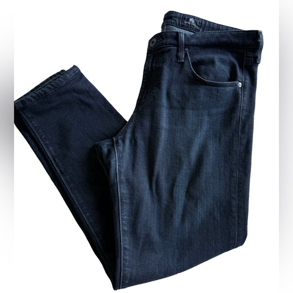 AG Adriano Goldshmied The Stevie Ankle Petite Slim Straight Jeans Blue Size 29P - Picture 6 of 14